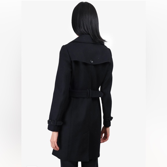 🇬🇧BURBERRY BRIT wool/cashmere blend winter trench coat - Picture 4 of 16